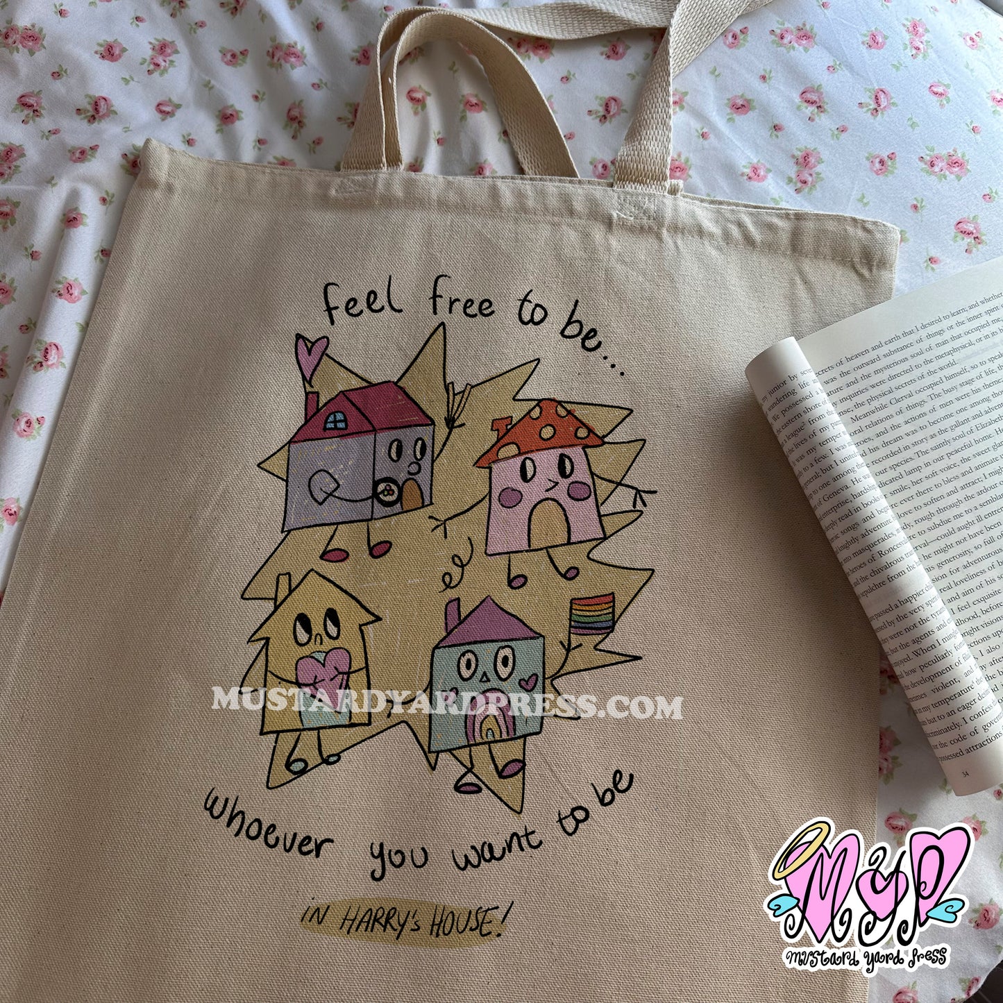 lot houses tote bag
