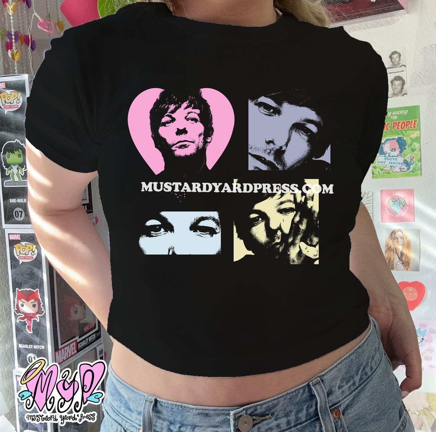louis details baby tee