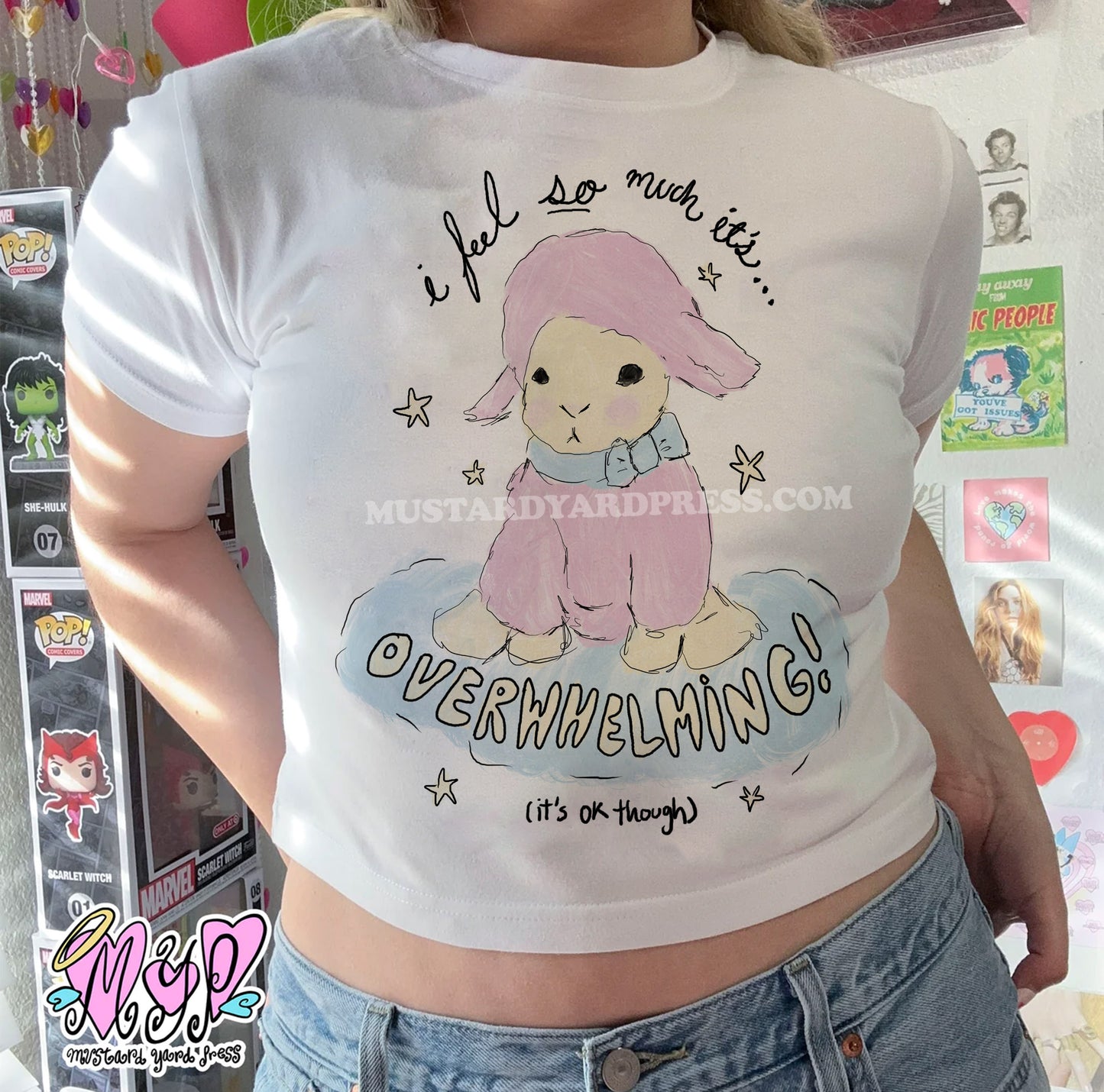 overwhelming baby tee