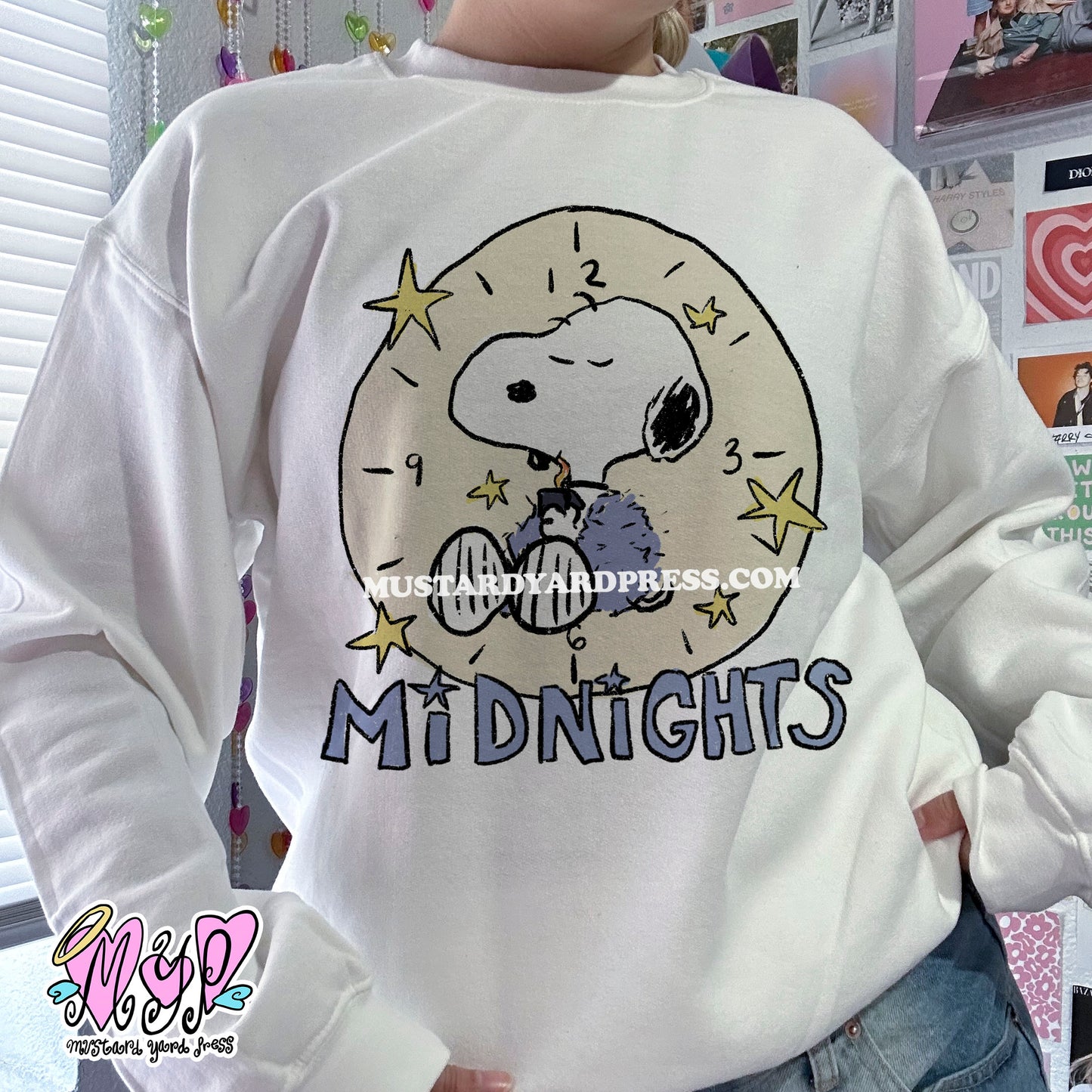 midnight dog crewneck