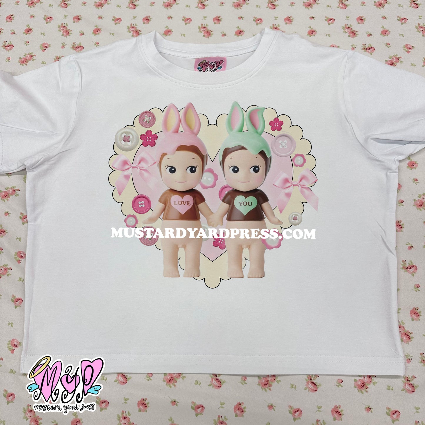 angel lovers baby tee