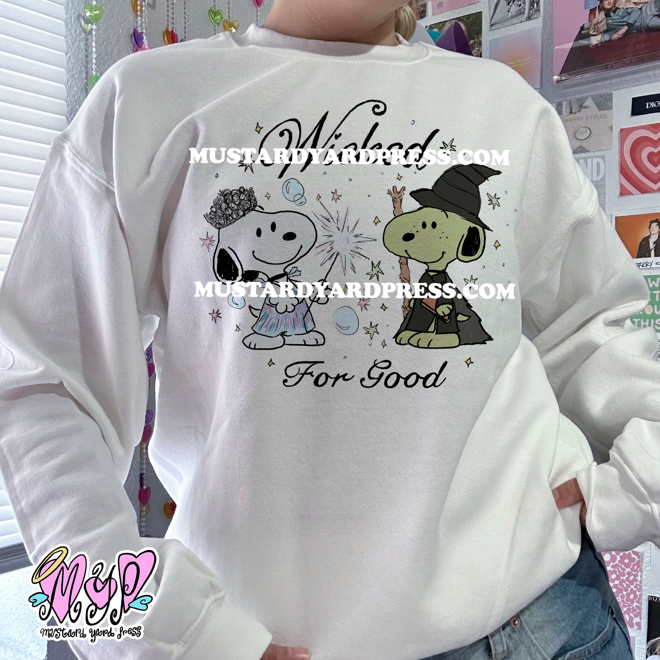 dog good witches crewneck