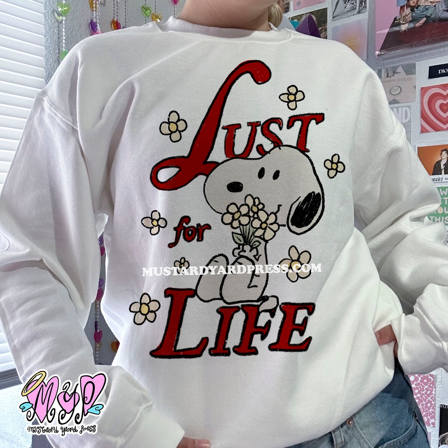 lust for life dog crewneck