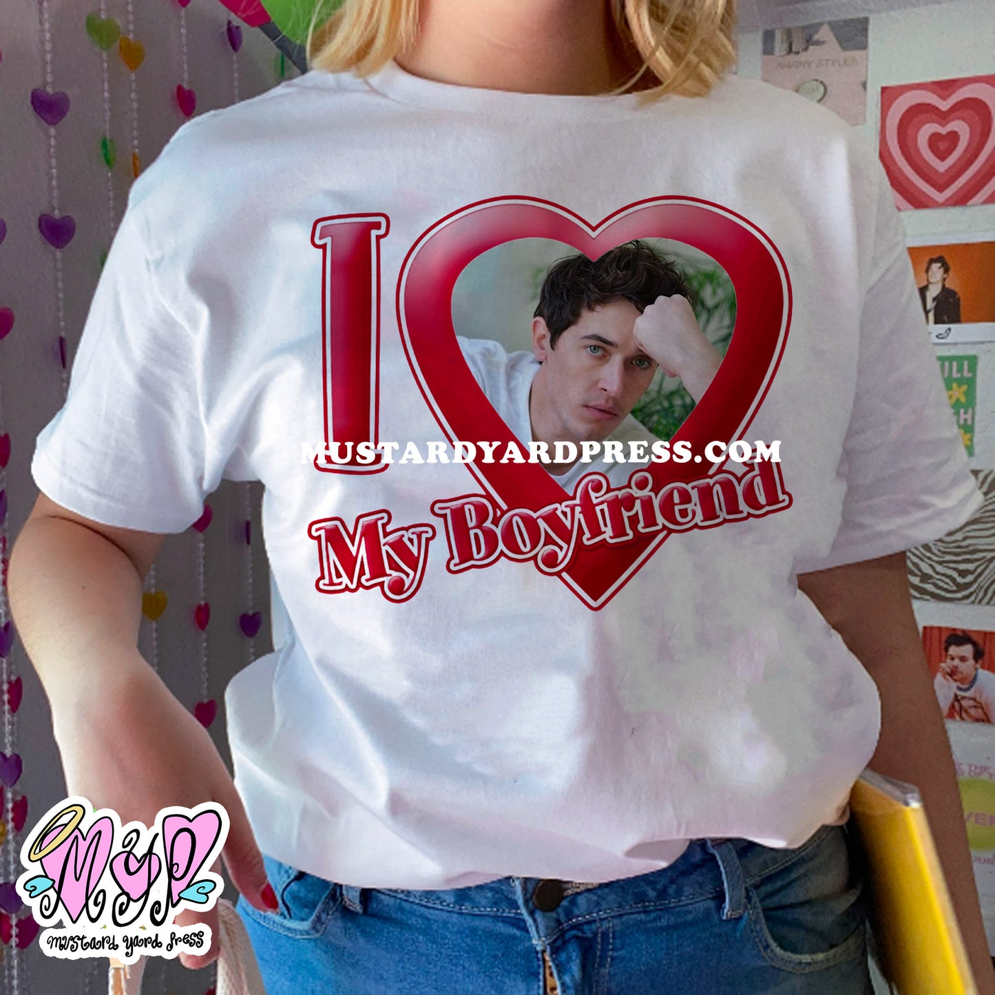 i love my bf tom t-shirt
