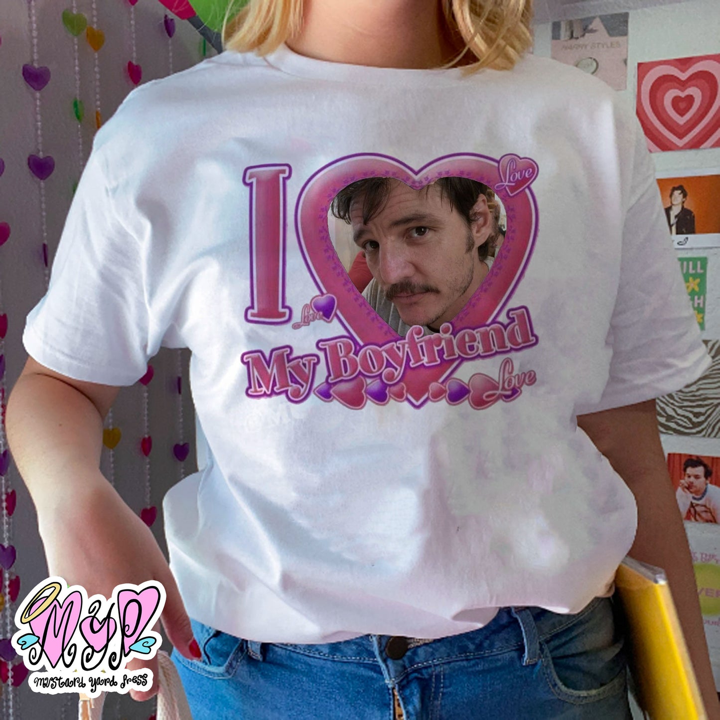 i love my bf pedro t-shirt