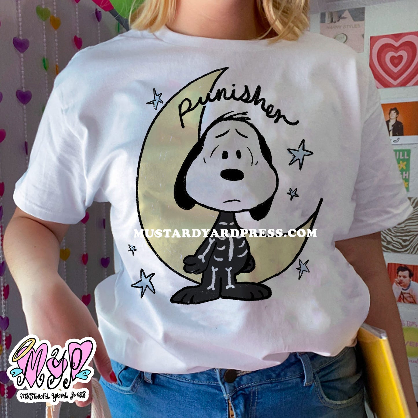 skeleton dog t-shirt