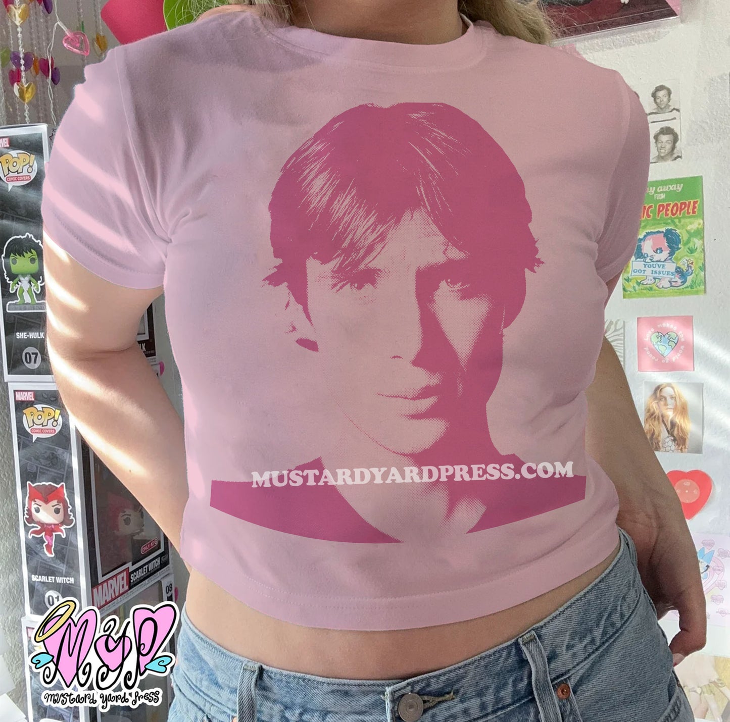 cillian pink baby tee