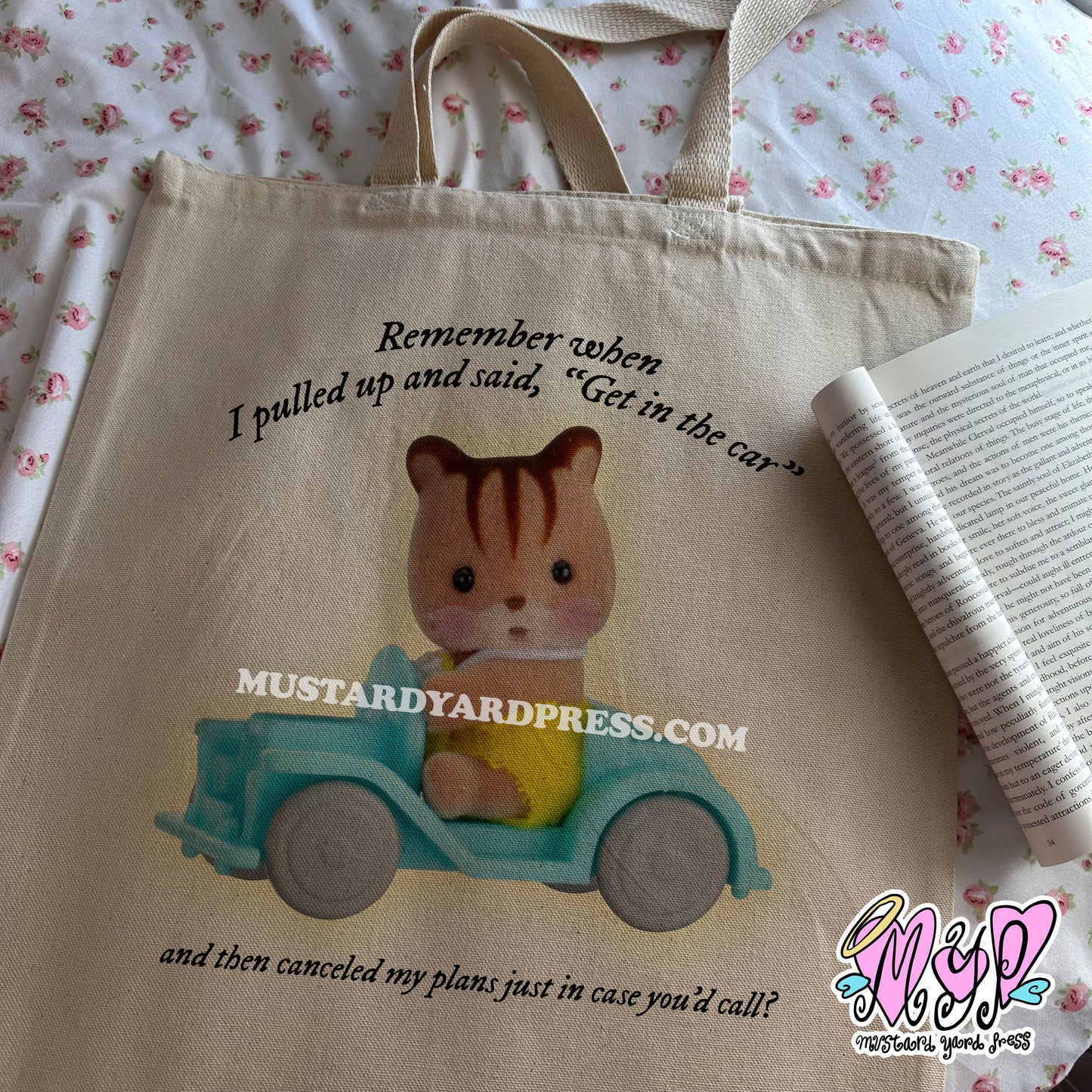 calico car tote bag