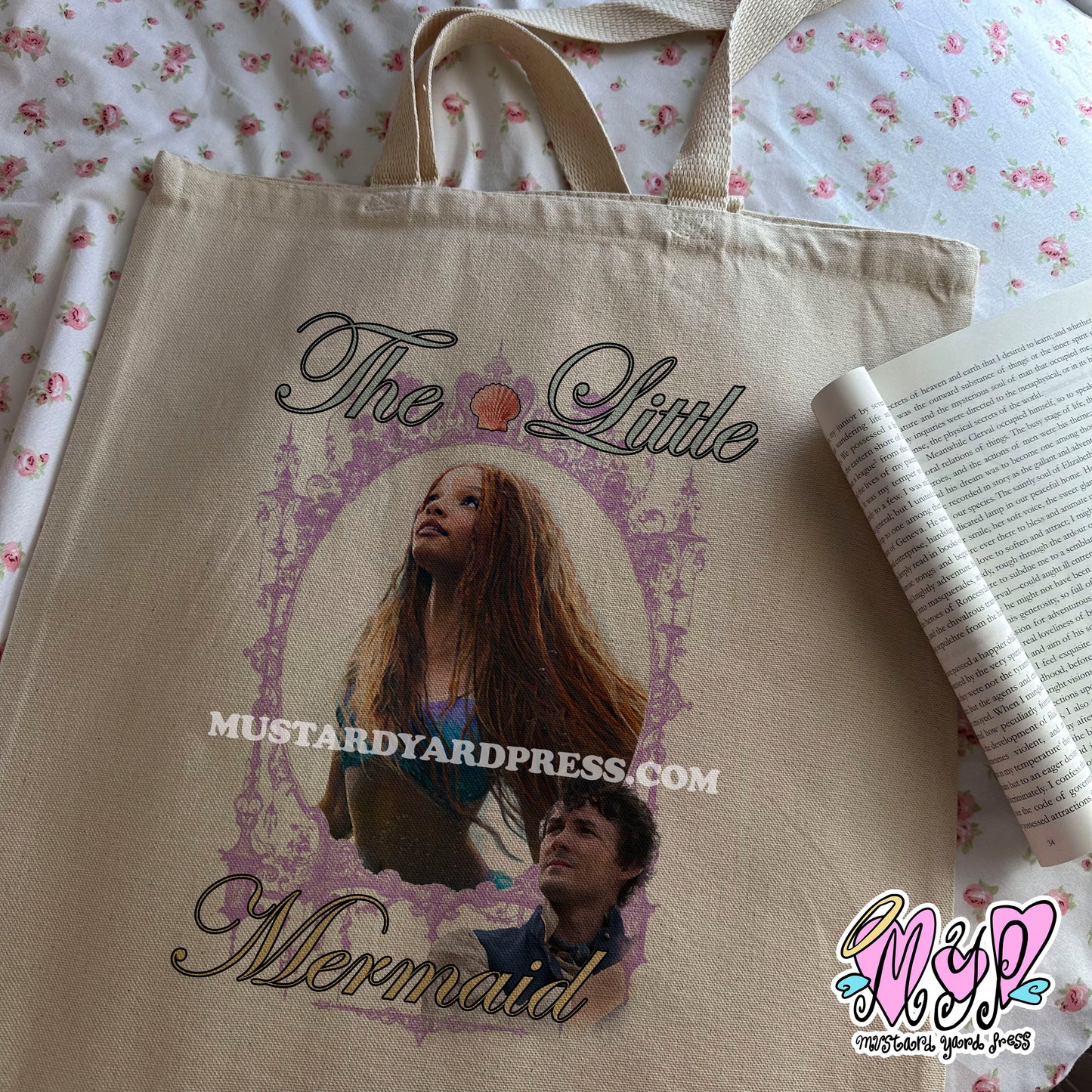 mermaid tote bag