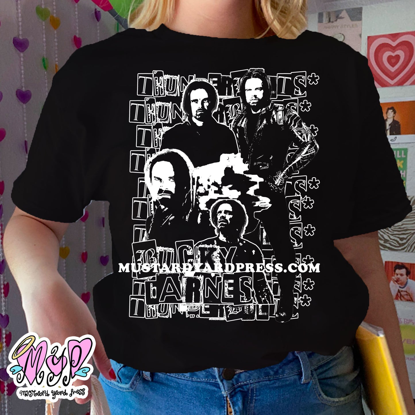 buck collage t-shirt