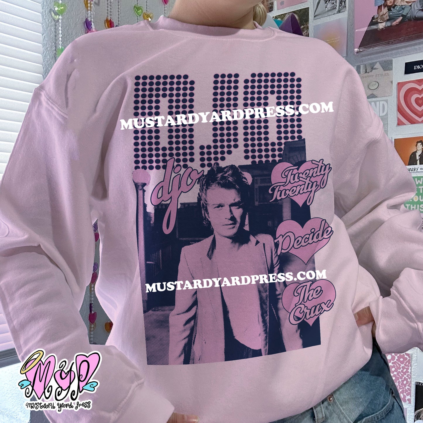 djo hearts crewneck
