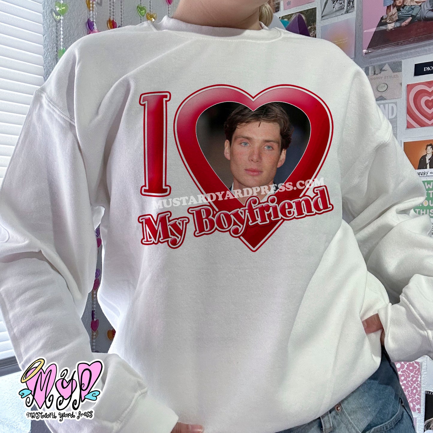 i love my boyfriend cillian crewneck