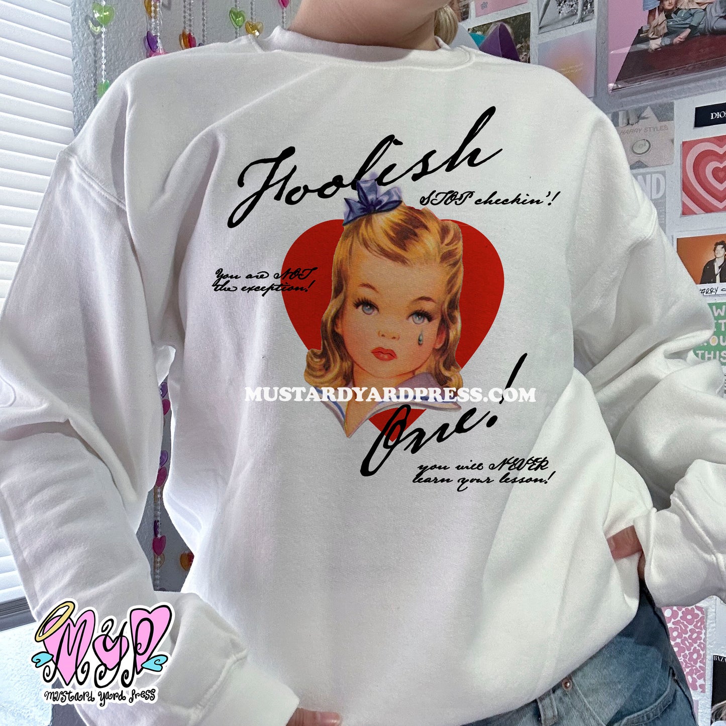 foolish crewneck