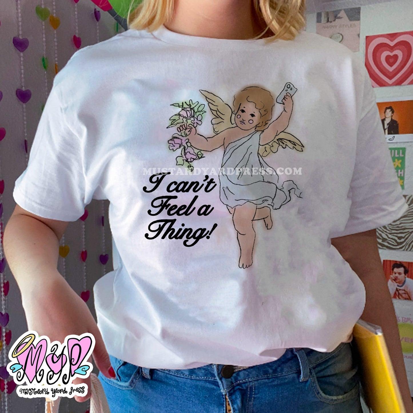 i can't feel t-shirt
