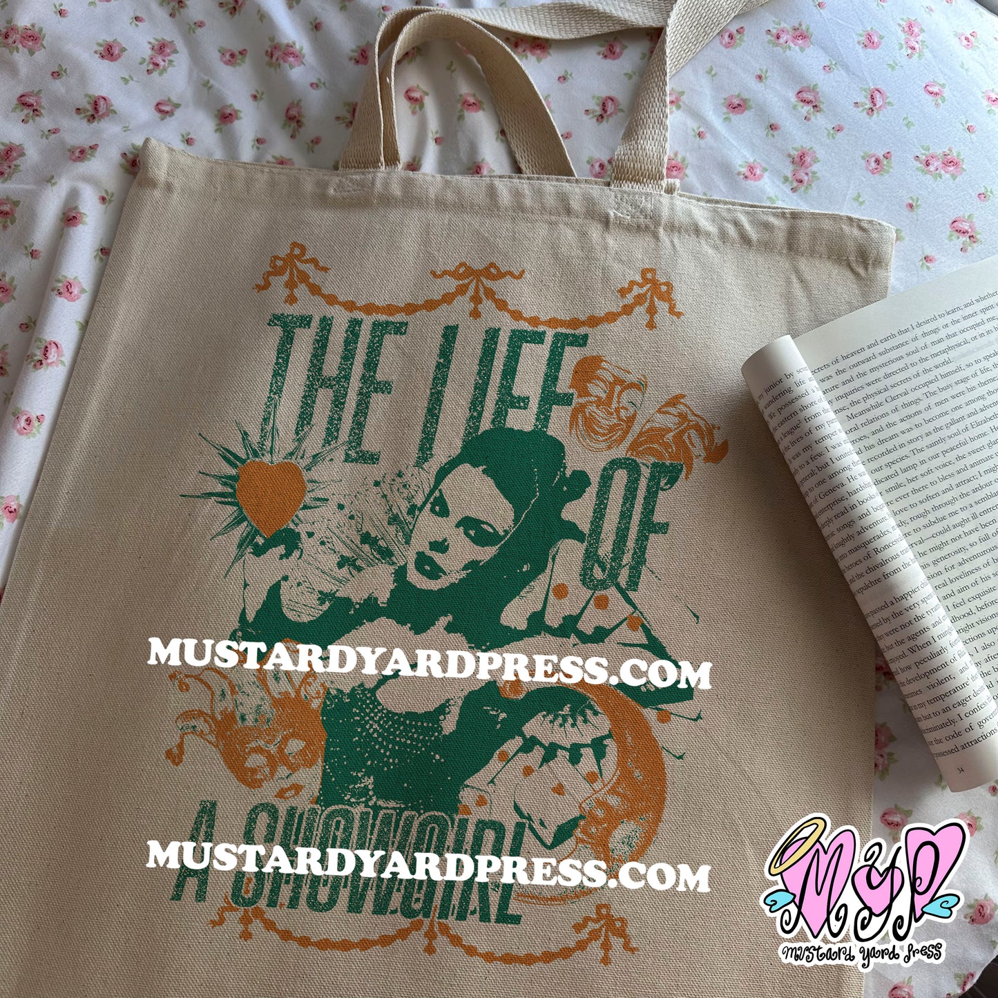 show life mint tote bag