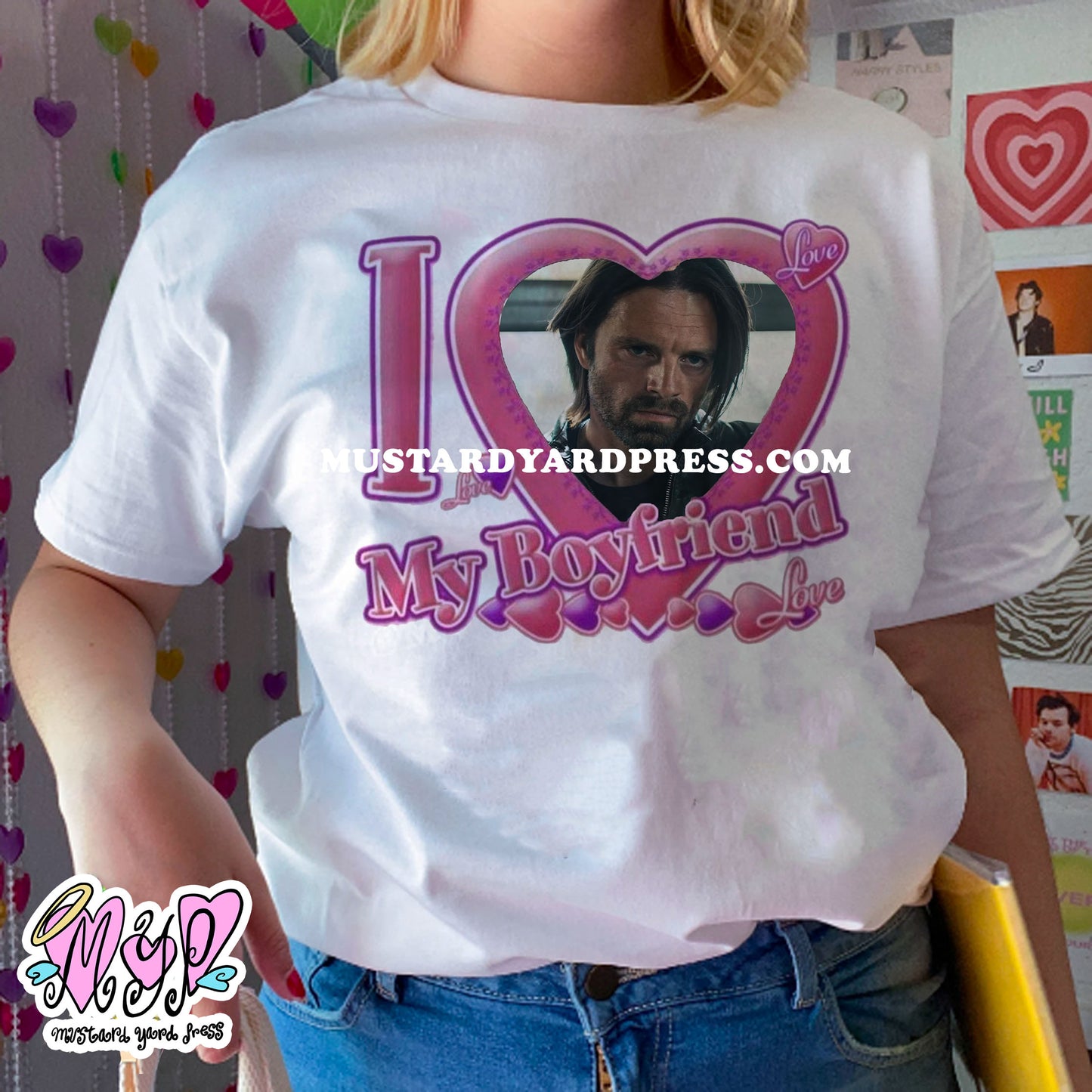 i love my bf buck t-shirt