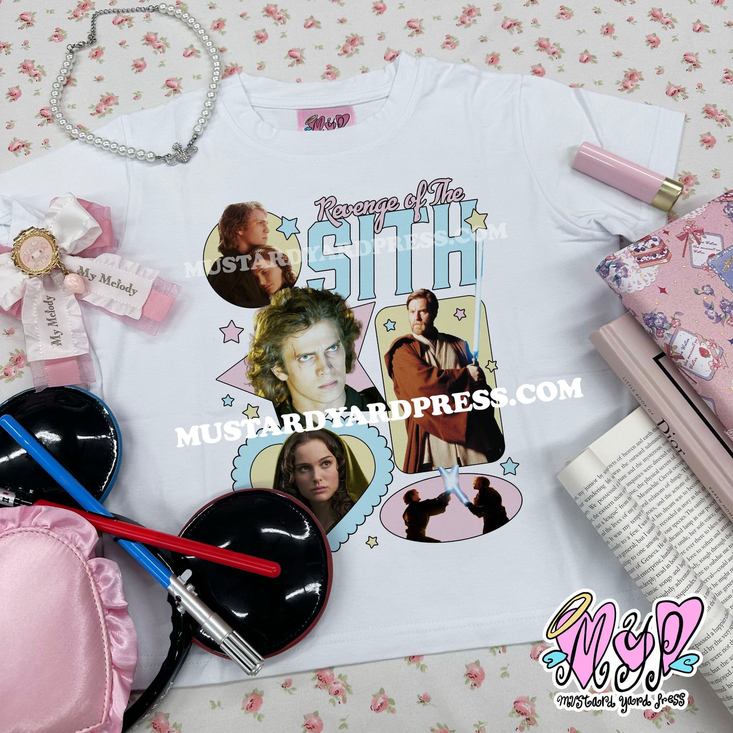 revenge poster baby tee