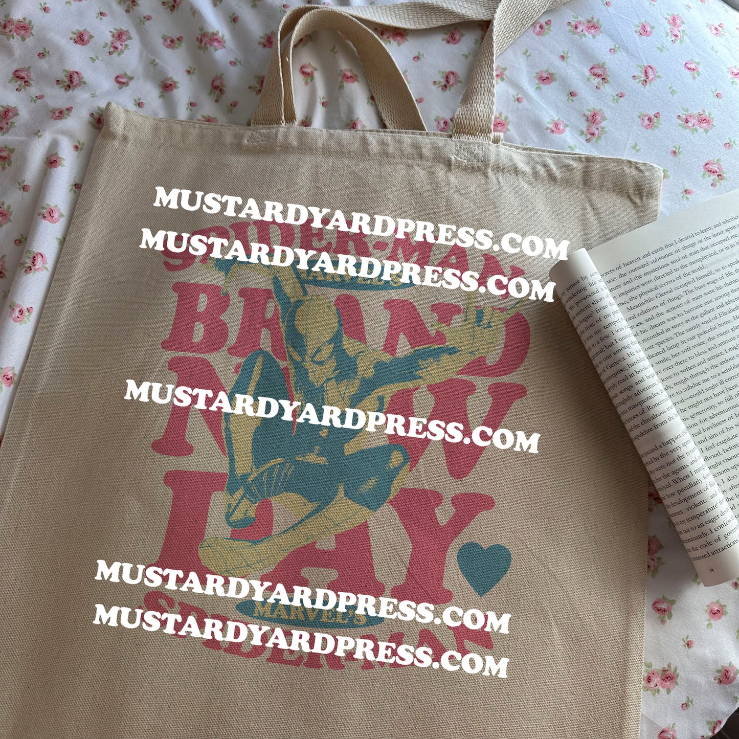 new day tote bag