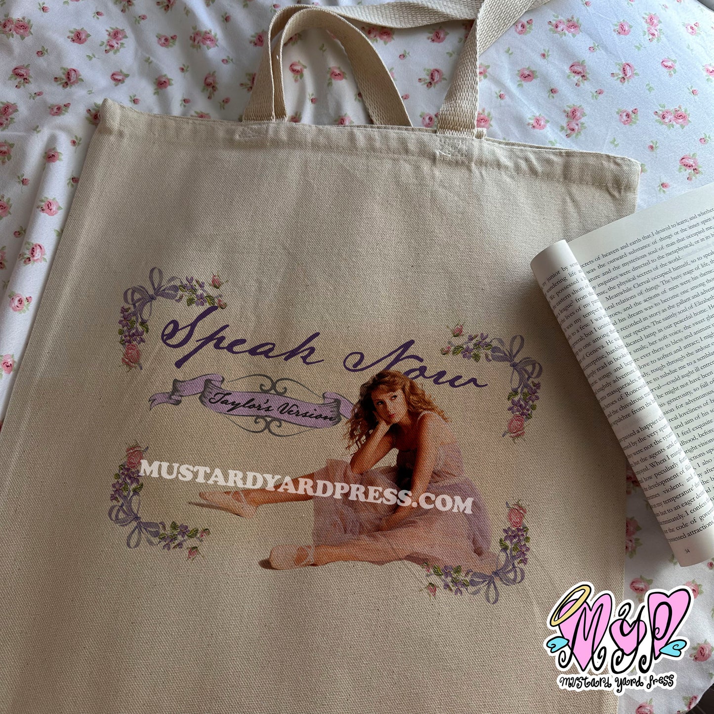 sn ribbons tote bag