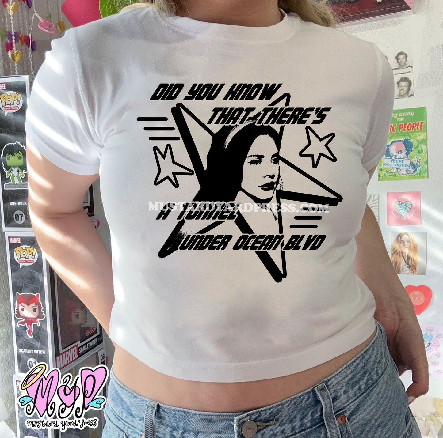 lana star baby tee