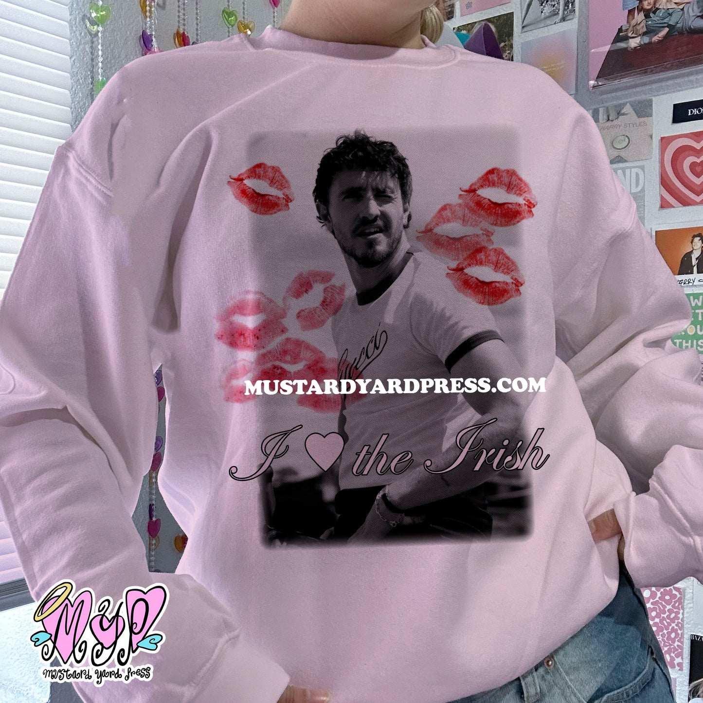 i love the irish crewneck