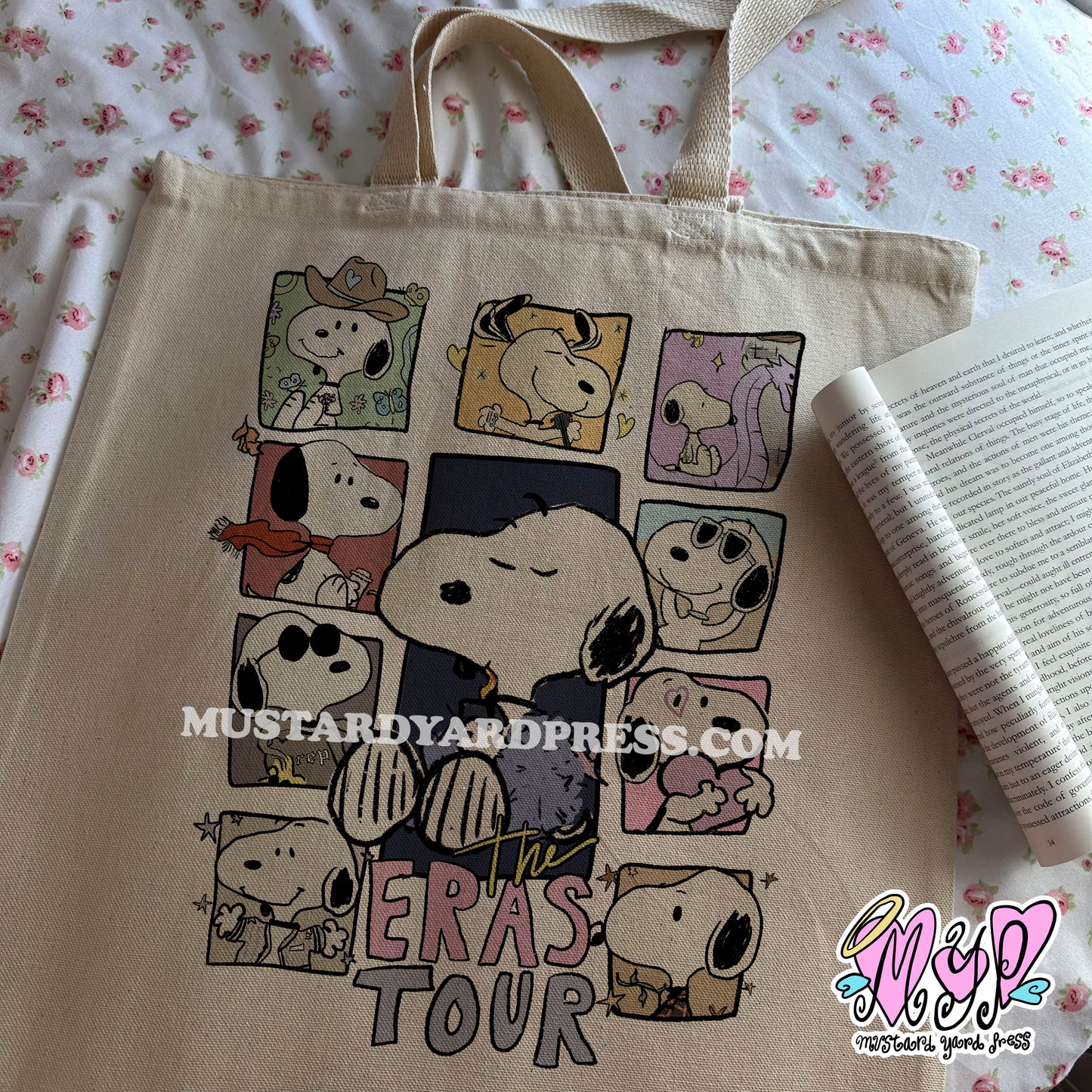 eras dog tote bag