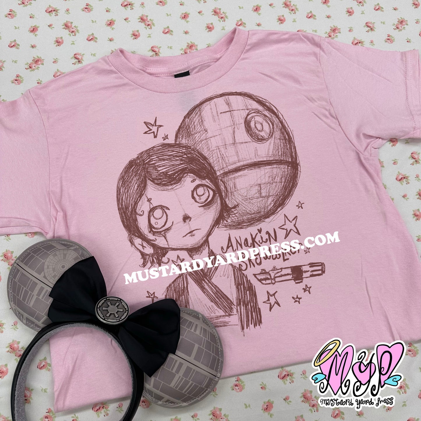 ani sketch baby tee