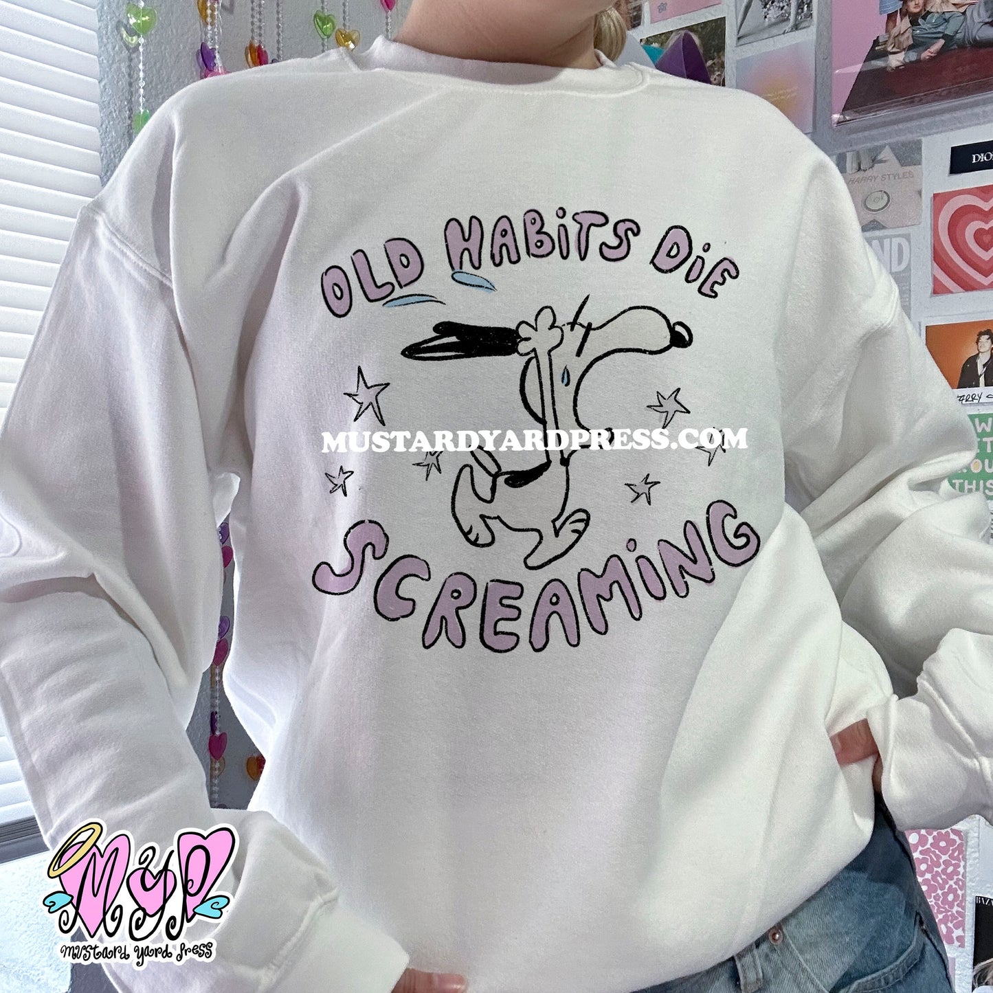black dog crewneck