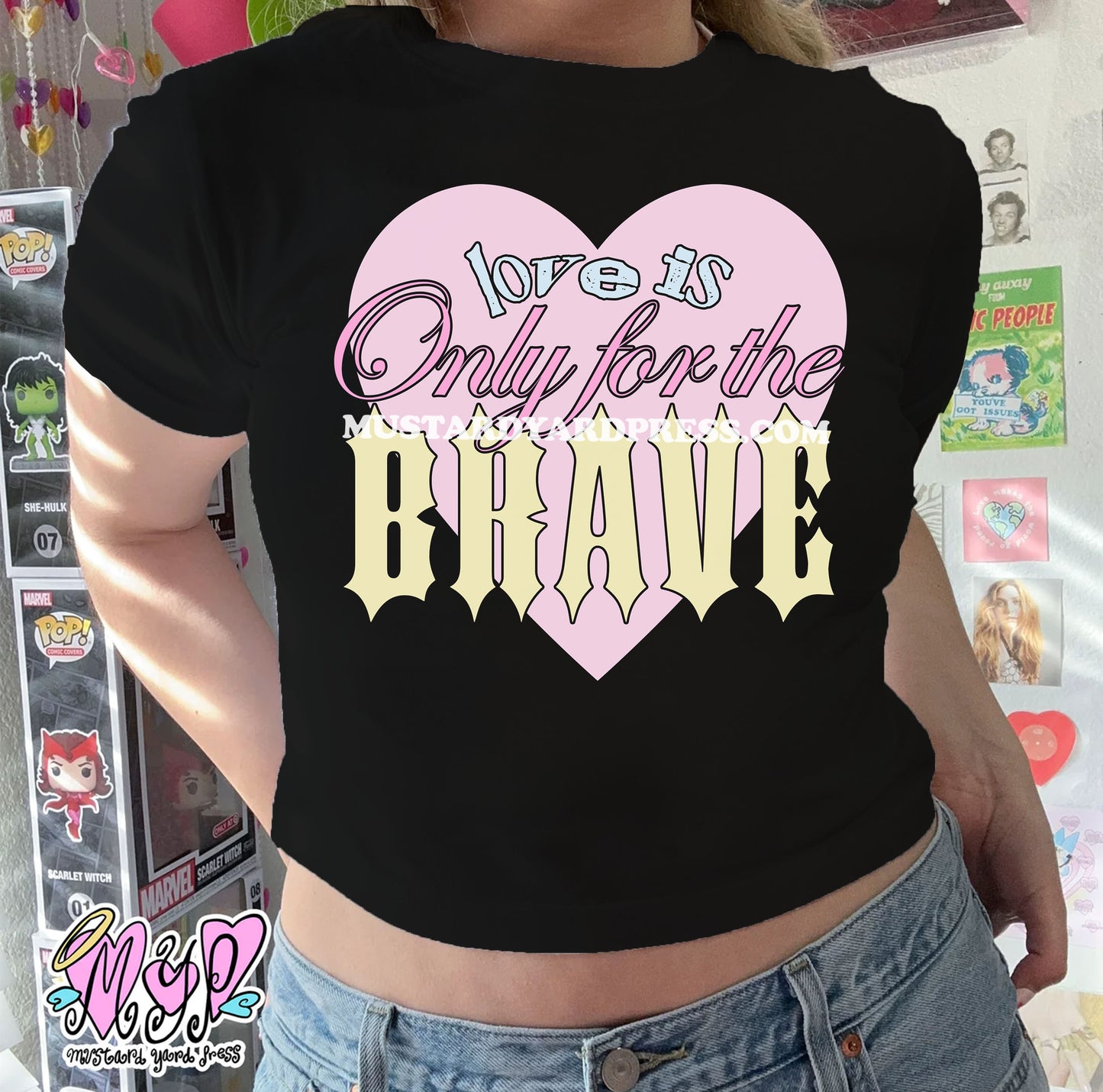 brave love baby tee