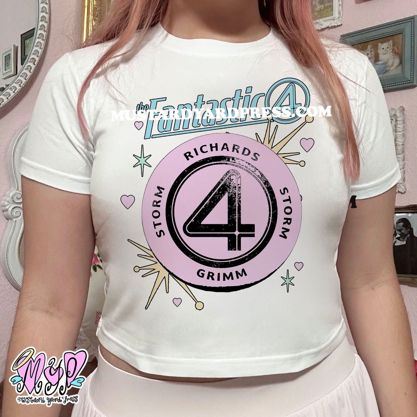 fantastic badge baby tee