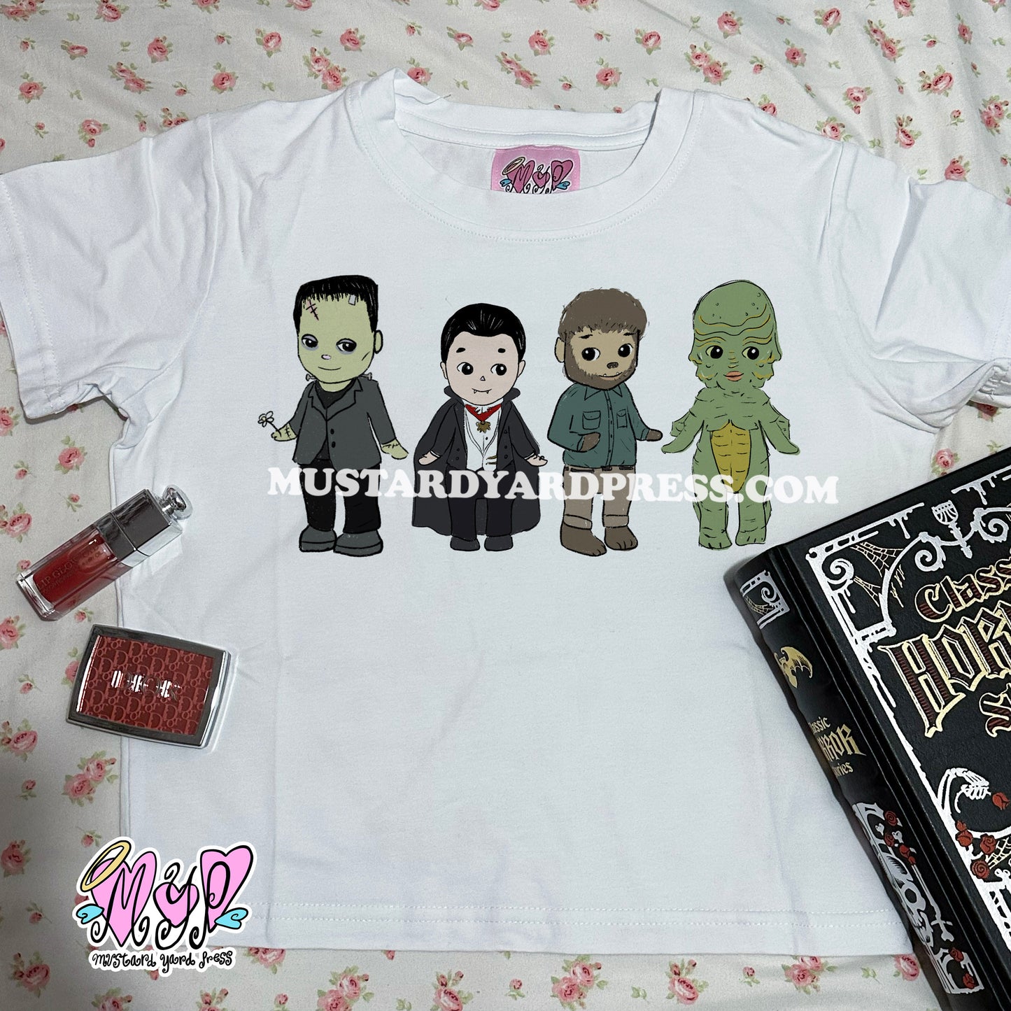 halloween besties baby tee