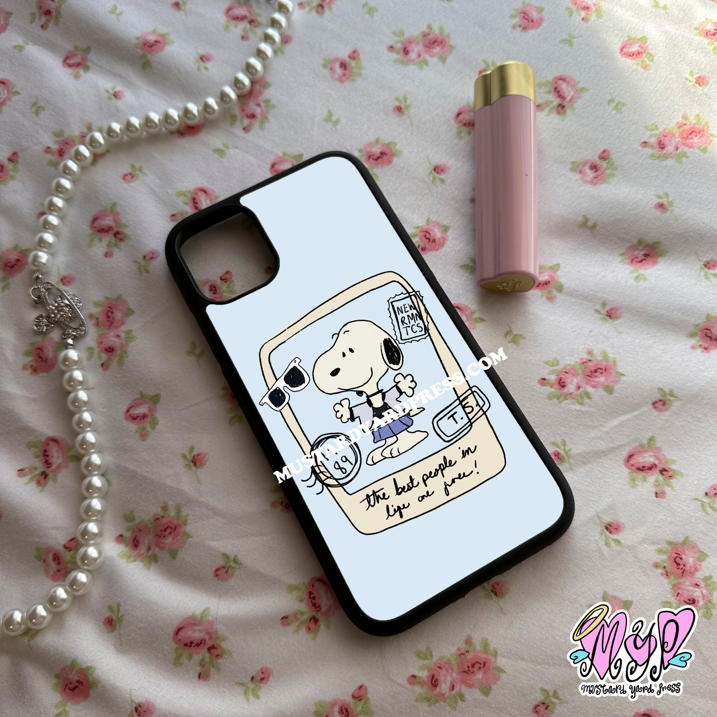 polaroid dog phone case