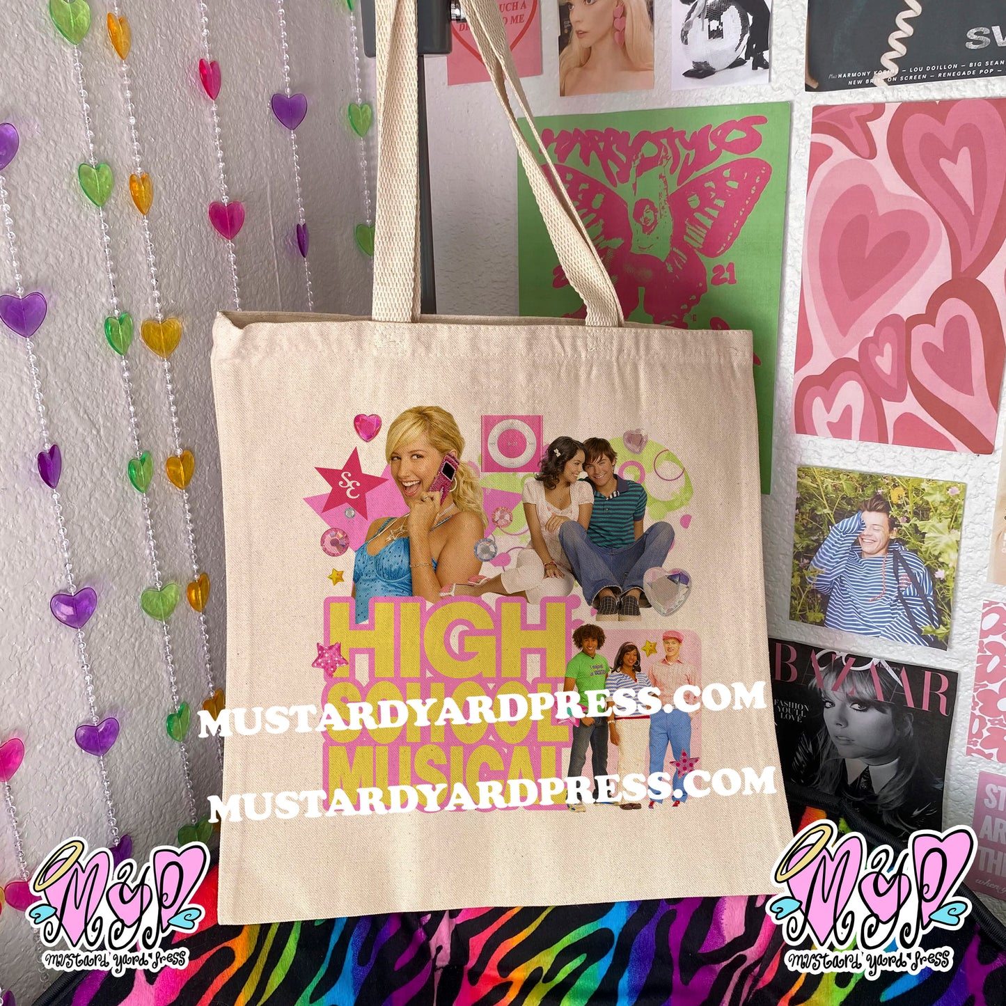 high school tote bag