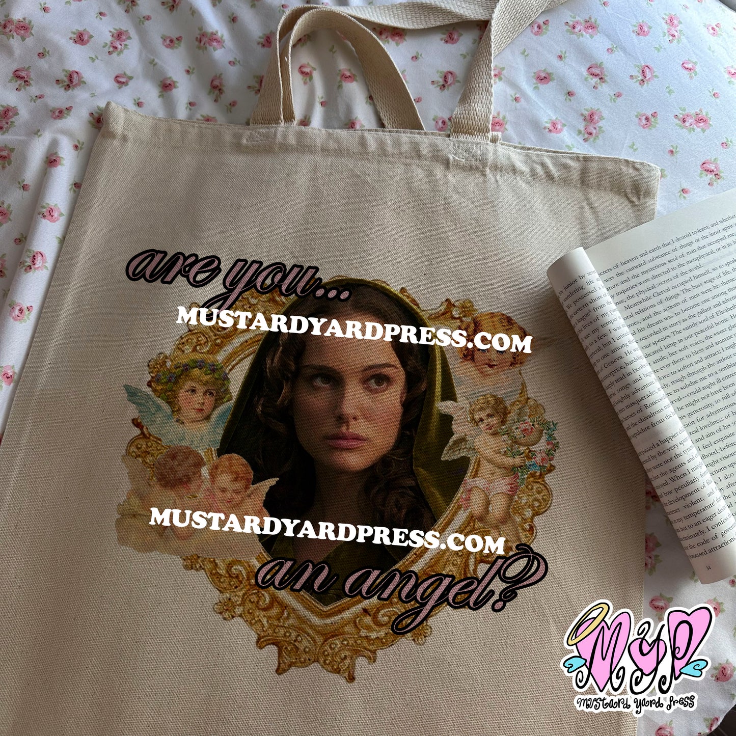 angel tote bag