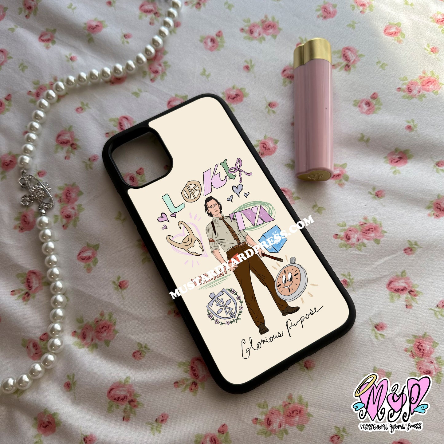 mischief collage phone case