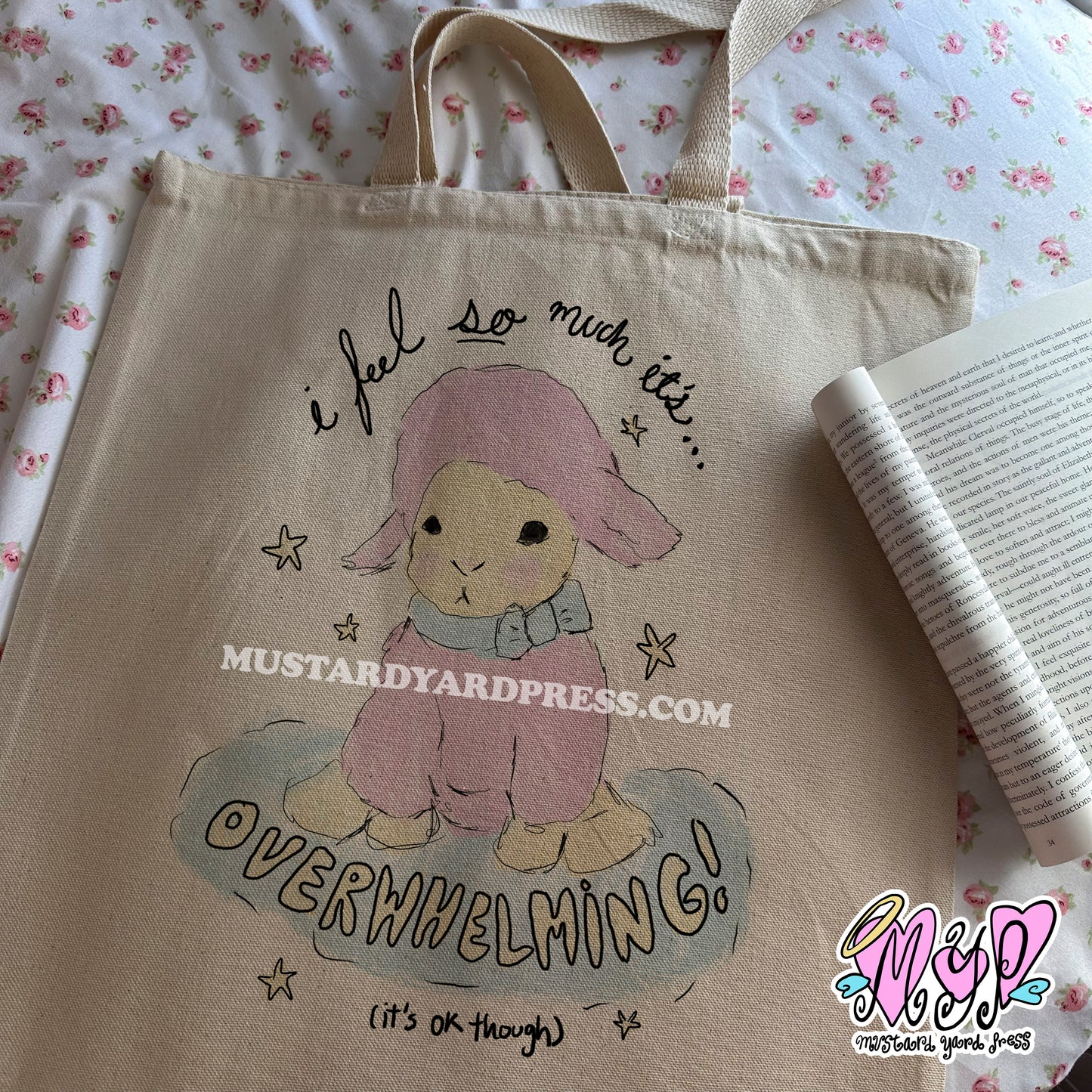 overwhelming tote bag
