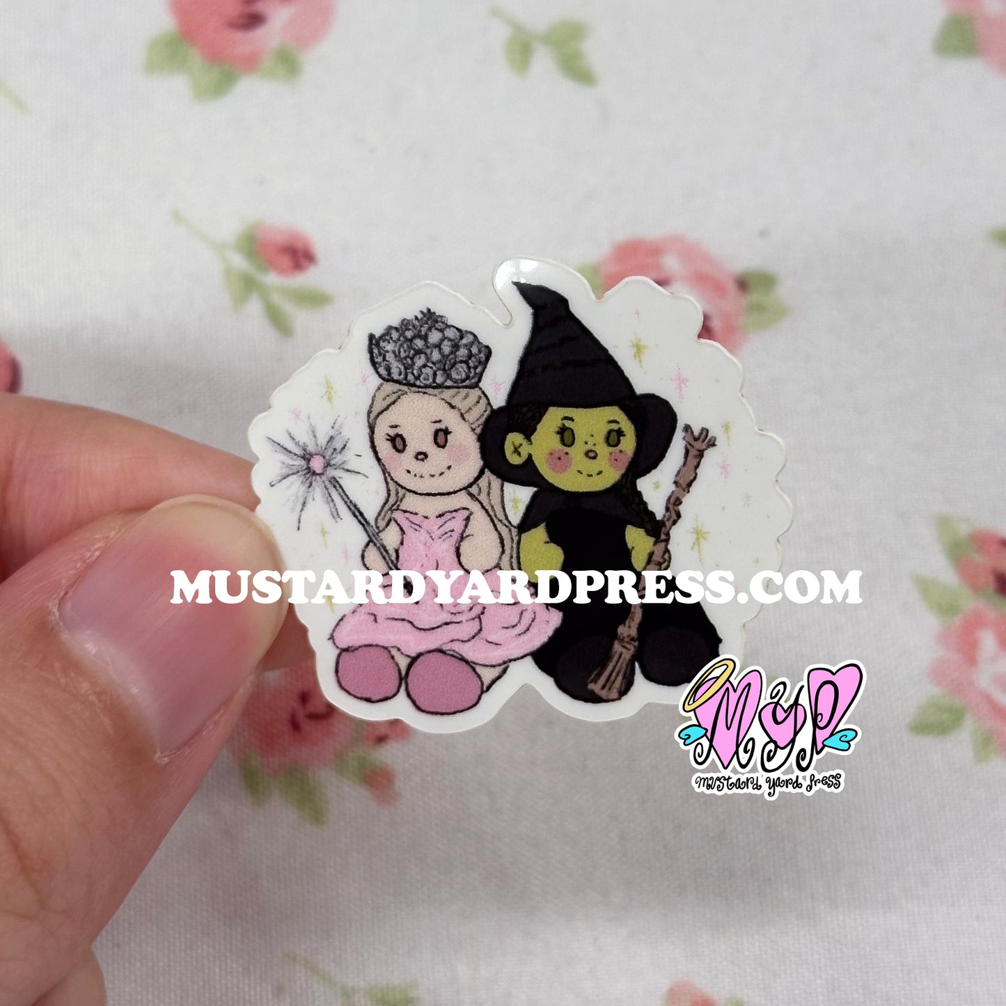 witches dolls mini sticker