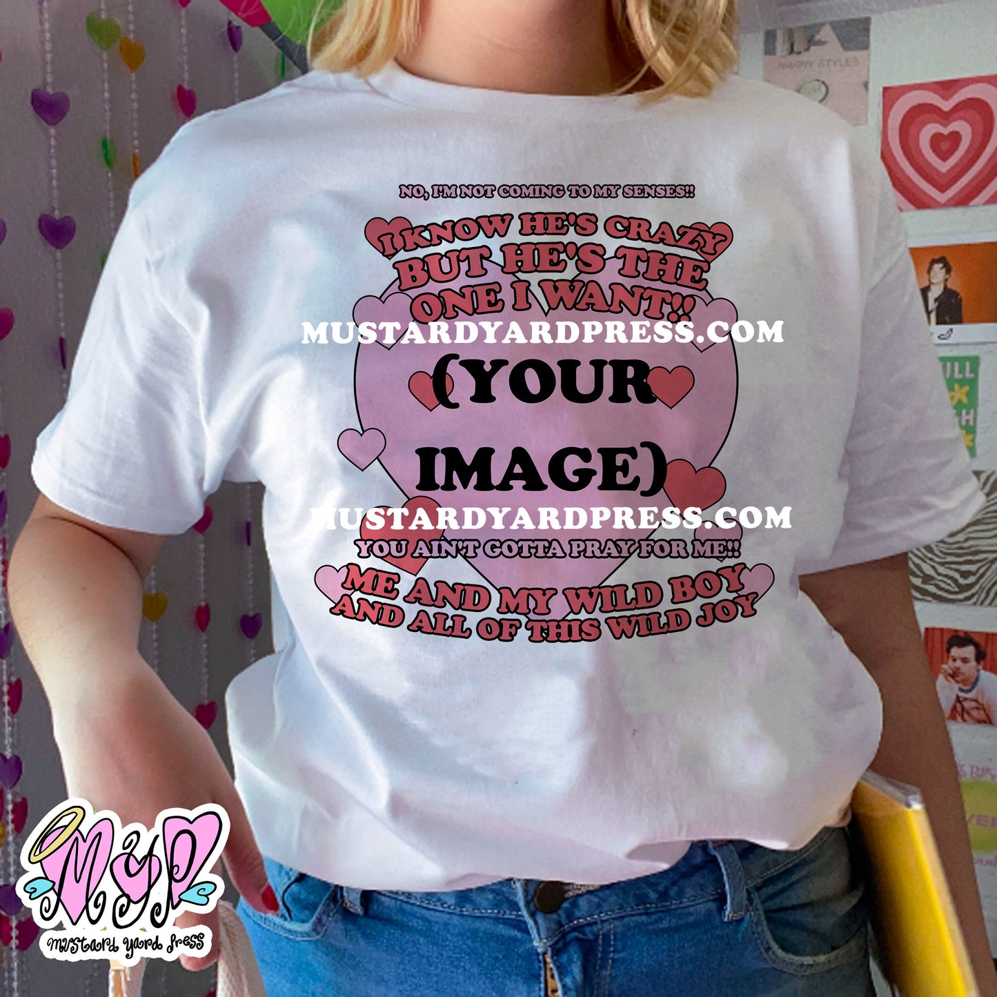 custom but daddy i love him t-shirt