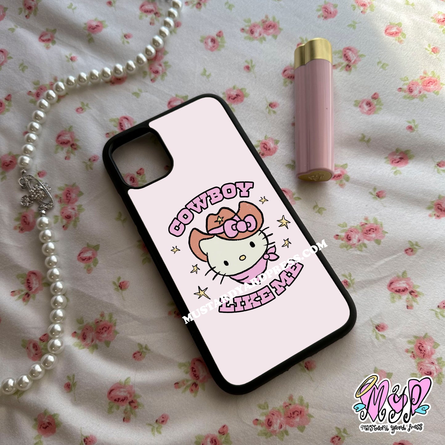 cowboy kitty phone case