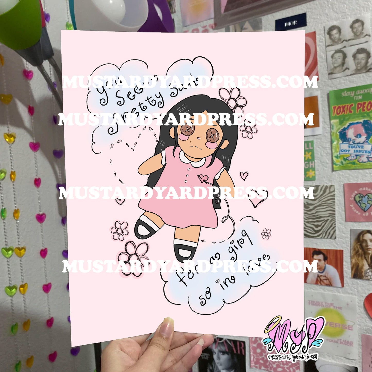 sad rag doll poster