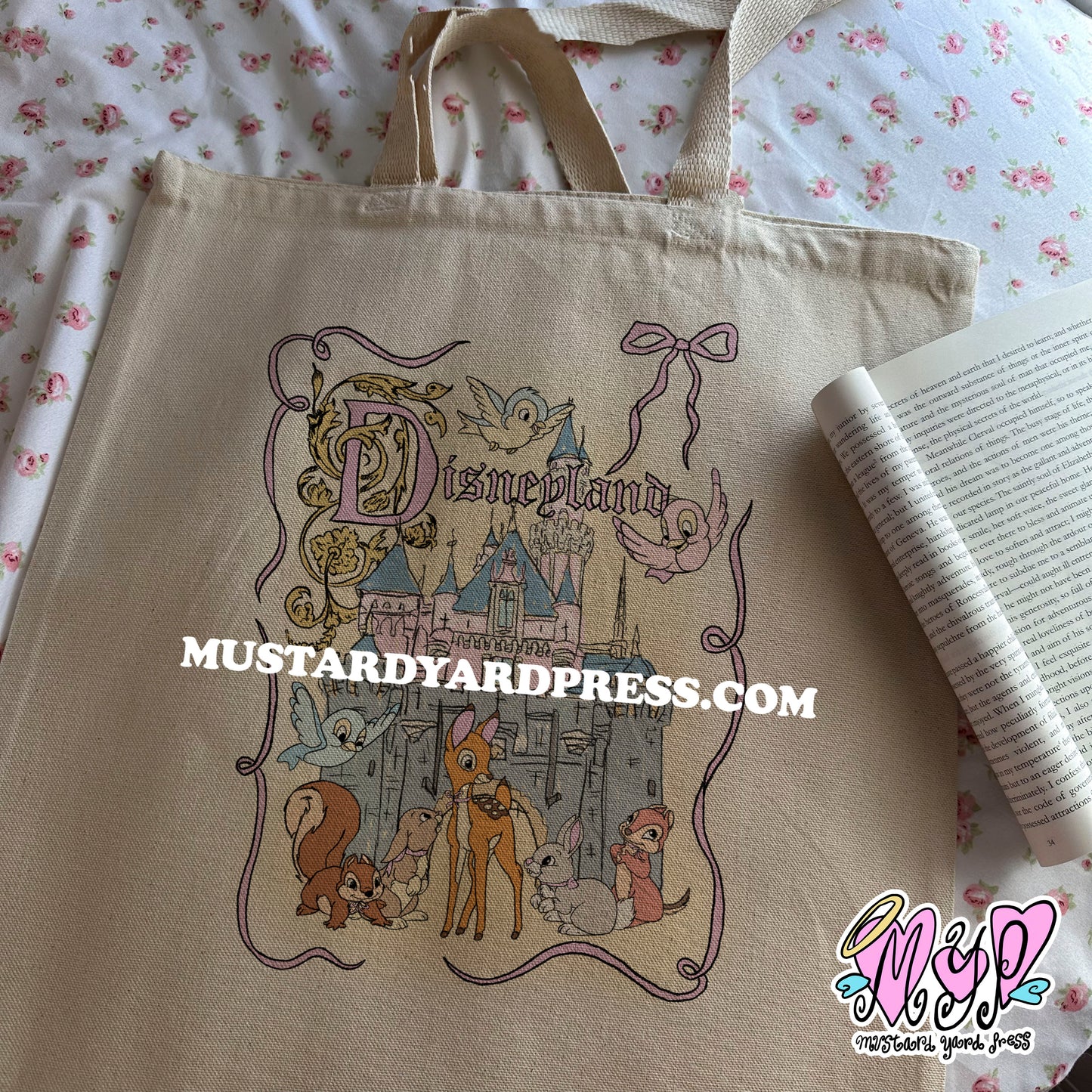 castle critters tote bag