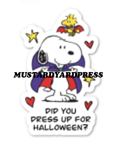 little freak halloween mini sticker
