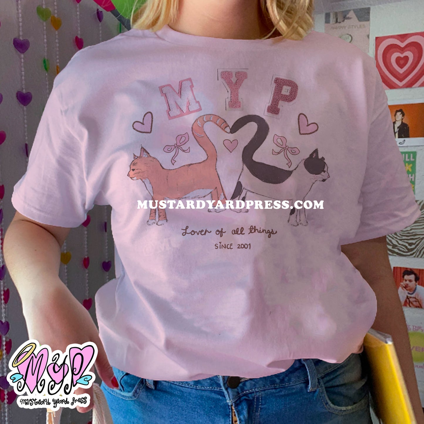 myp cats logo t-shirt