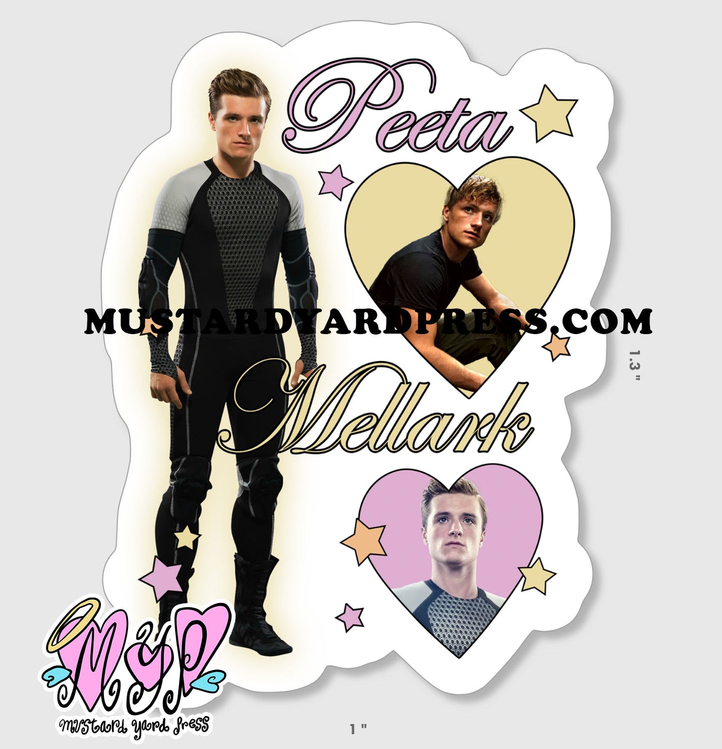 baker boy mini sticker