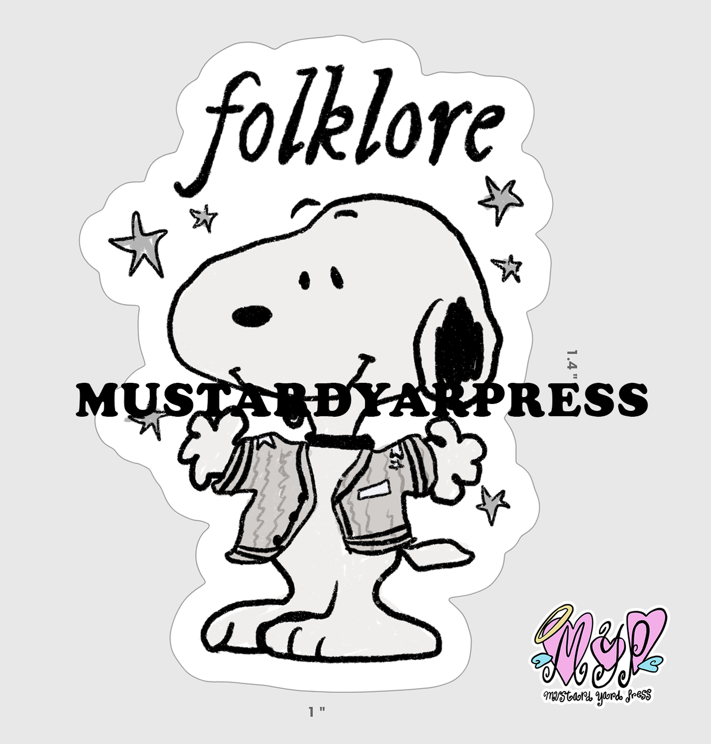 cardigan mini sticker