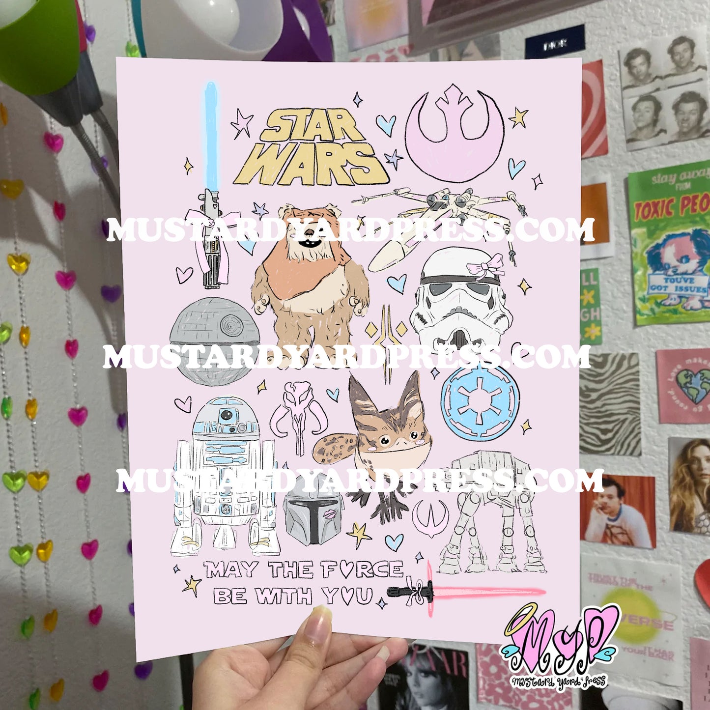 galaxy doodles poster