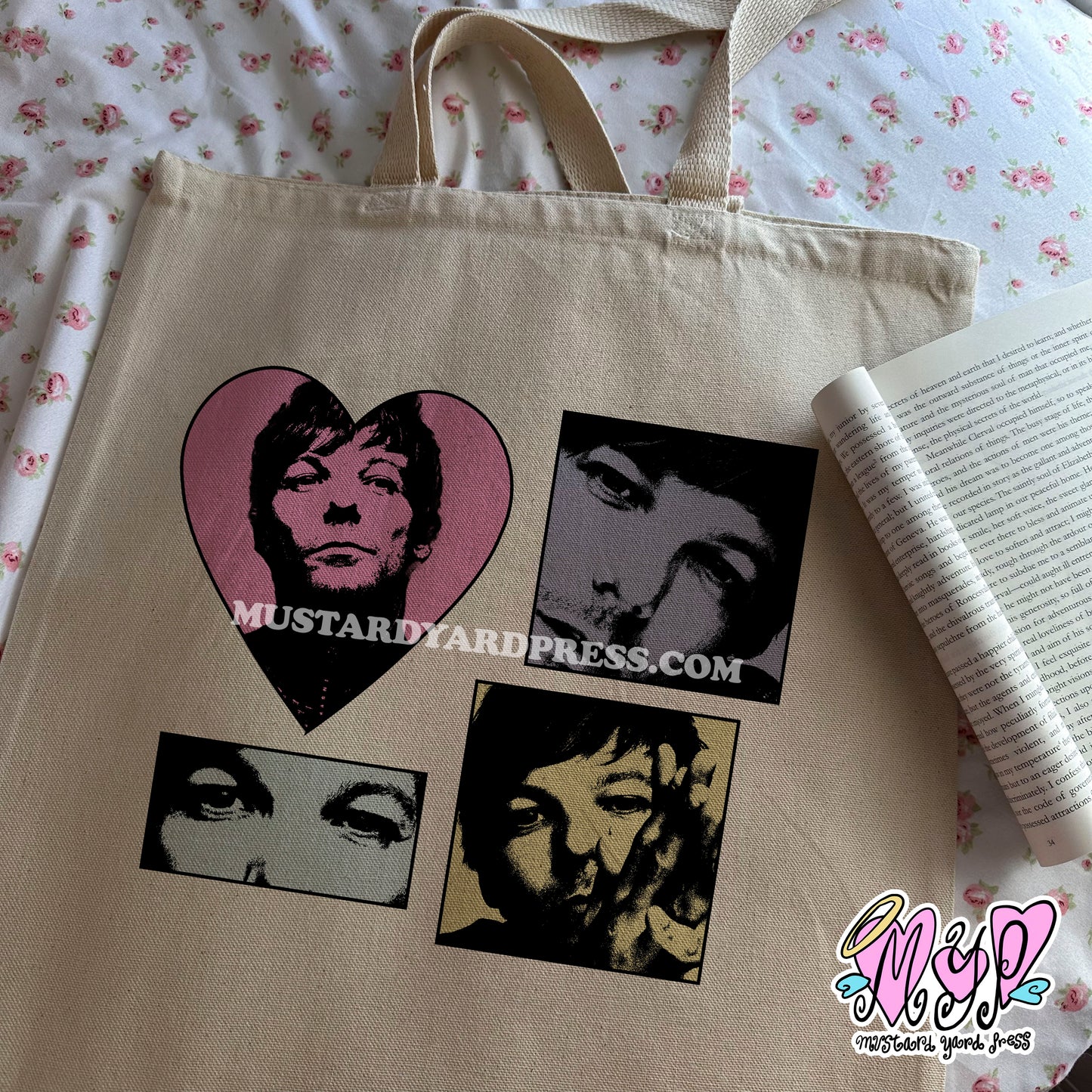 louis details tote bag