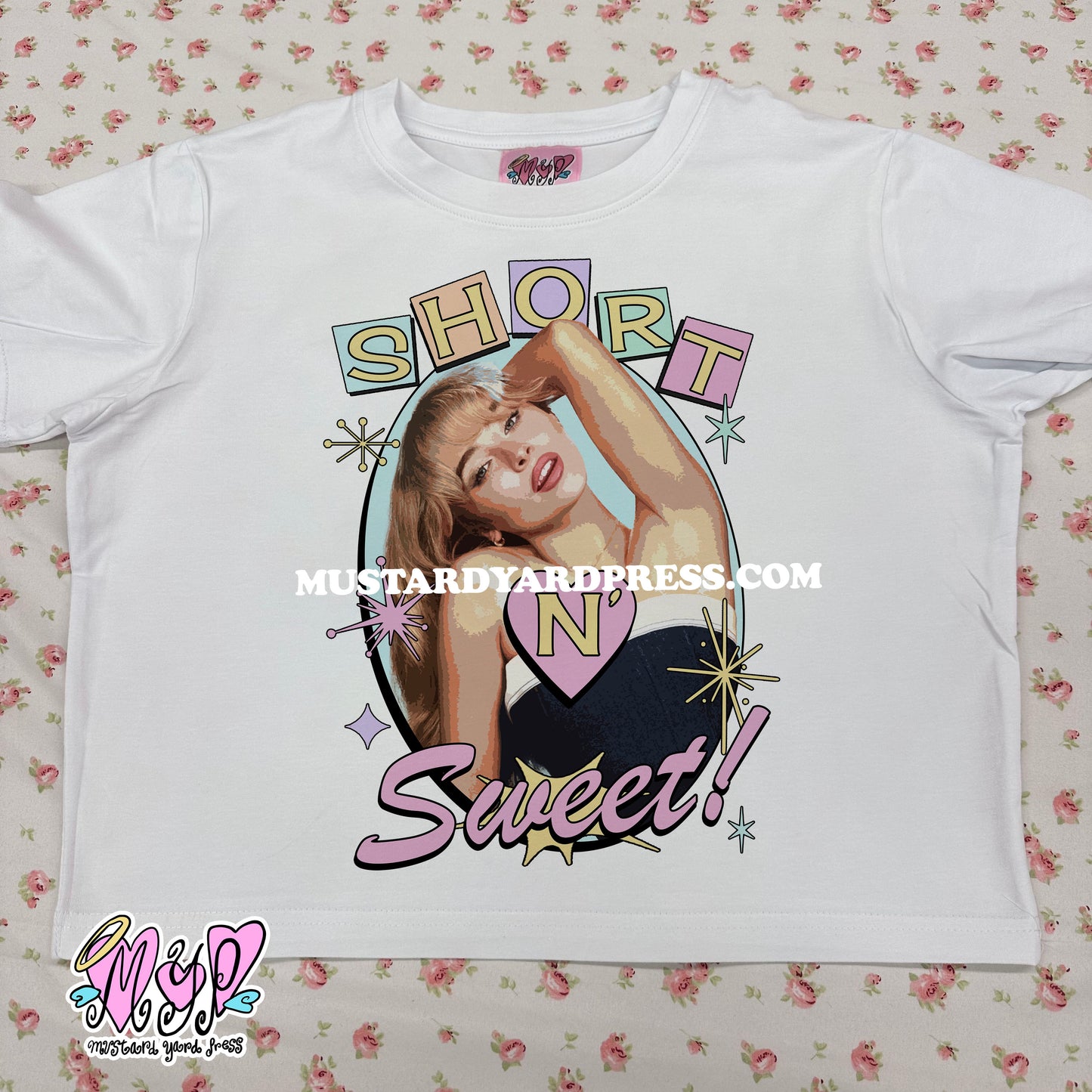 short sweet 60s baby tee