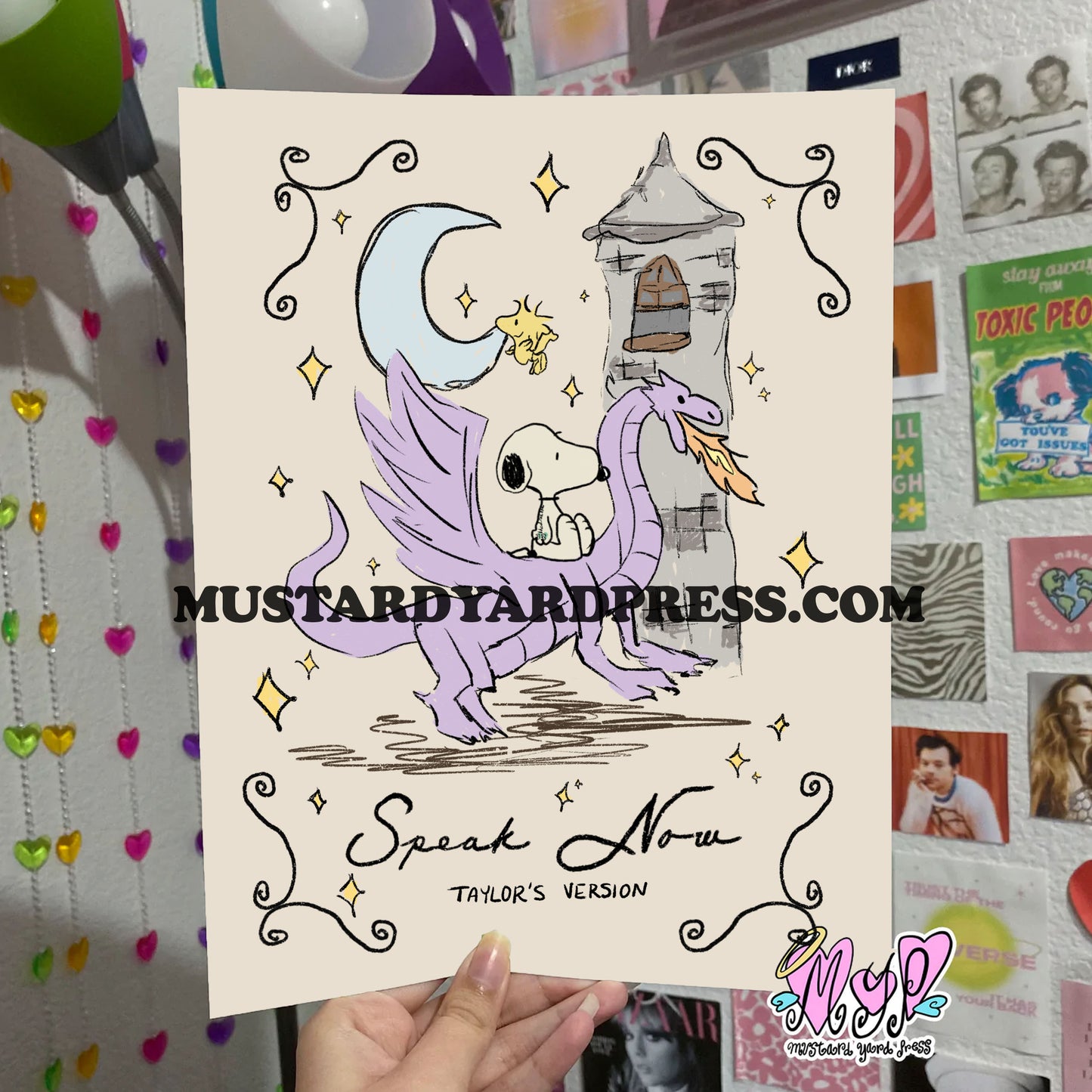 fairy tale dog poster