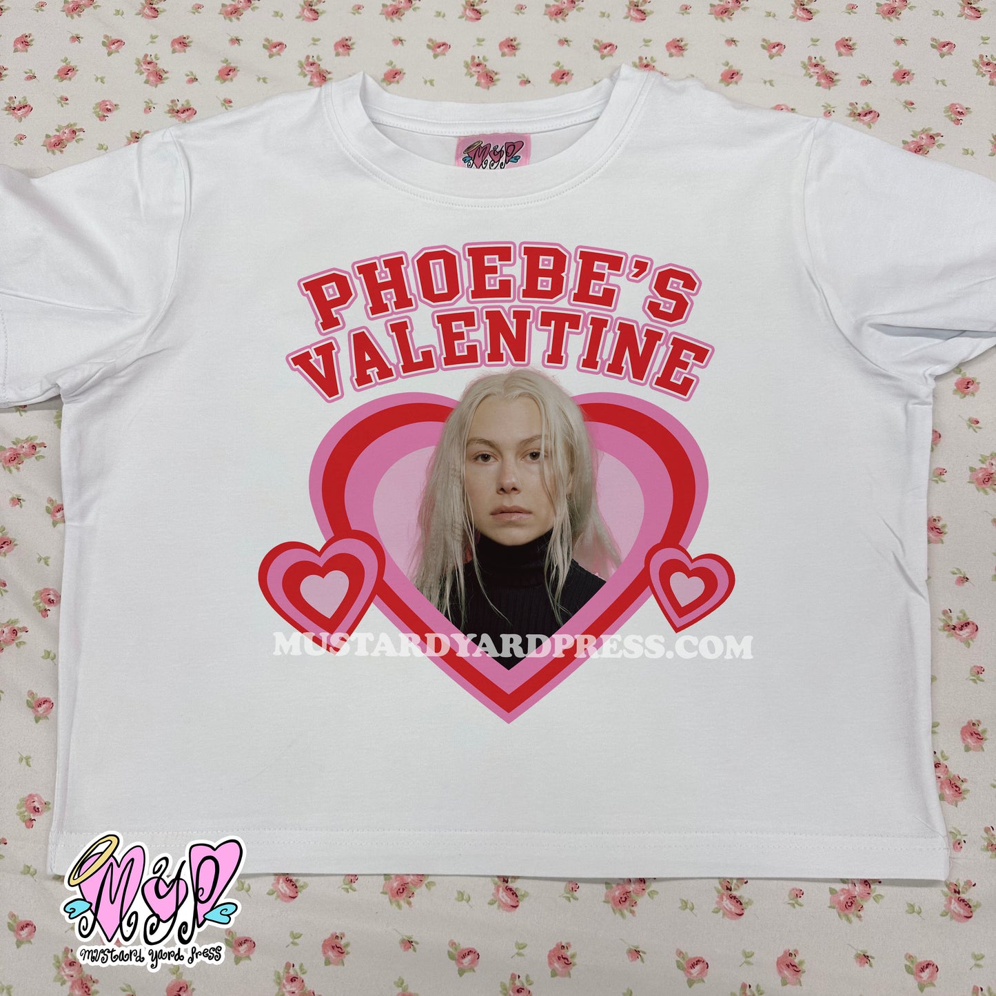 valentine women baby tee
